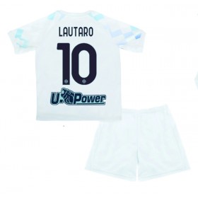 Baby Fußballbekleidung Inter Milan Lautaro Martinez #10 Auswärtstrikot 2025-26 Kurzarm (+ kurze hosen)